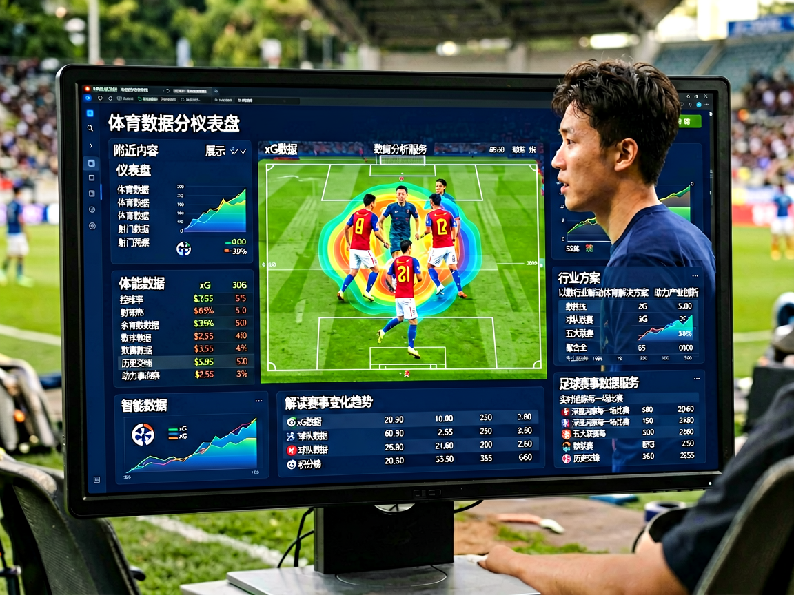 体育数据分析仪表盘界面展示
